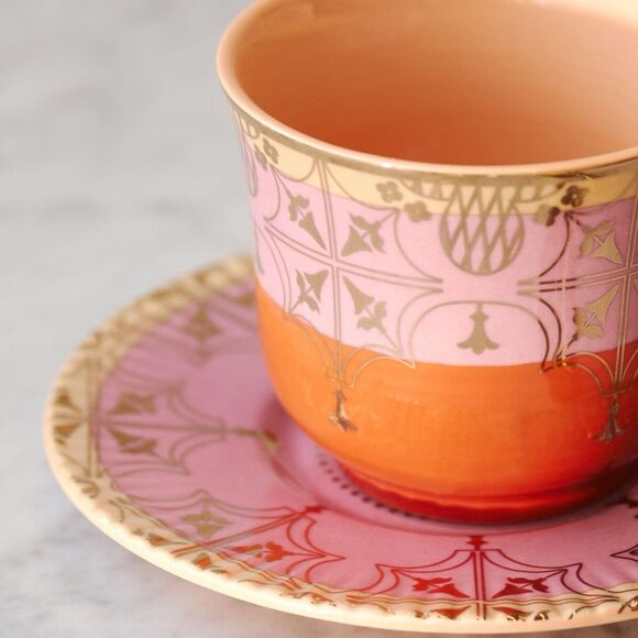 ❤️Elegant Espresso Cup and Saucer Set from Honora Collection - Picture 7 of 8